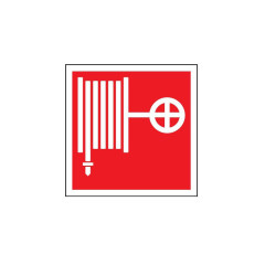 Знак F-02 «Пожарный кран» 300×300 (фотолюм)