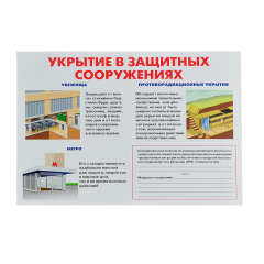 Комплект плакатов 'Уголок гражданской защиты' (А3)