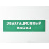 Сменное табло 'Эвакуационный выход' для светоуказателя Молния