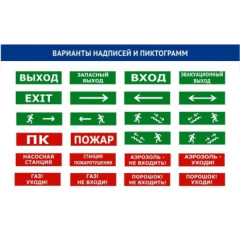 Светоуказатель Люкс-24 (24В) СТРЕЛКА ВПРАВО (зеленый фон)
