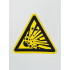 Знак W02 'Взрывооопасно' 200х200х200 мм