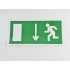 Знак E10 'Указатель двери (левосторонний)' 300х150 мм