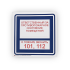Знак B02 'Ответственный за противопожарное состояние / О пожаре звонить 101, 112' на самоклеящейся фотолюминесцентной плёнке на пластиковой основе, 200х200 НПО ПУЛЬС