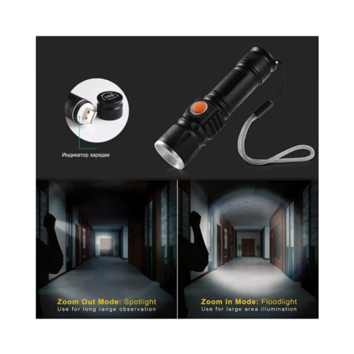 Фонарь FOCUSray 955 ручной аккумуляторный ZOOM