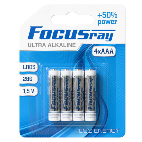 Батарейка FOCUSray LR03/BL4 Ultra Alkaline ААА 1/12/144 (4 шт)