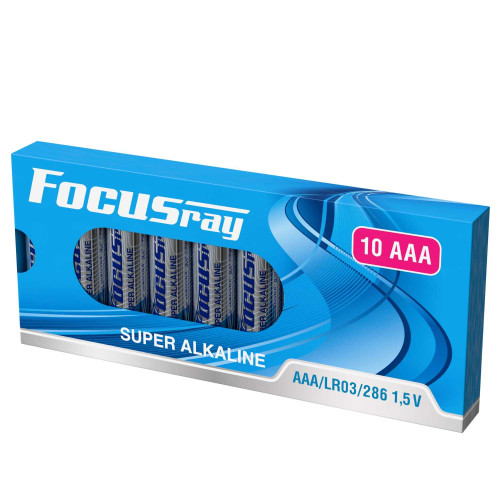 Батарейка FOCUSray LR03/BOX10 Super Alkaline 1/24/48
