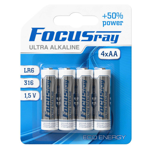 Батарейка FOCUSray LR6/BL4 Ultra Alkaline 1/12/144