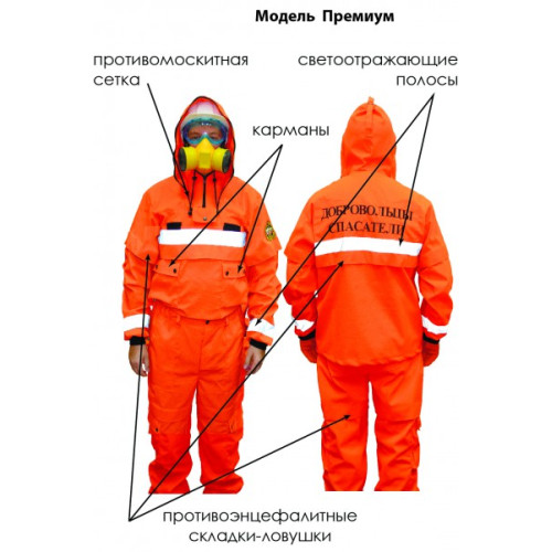 Пожарный костюм добровольца 