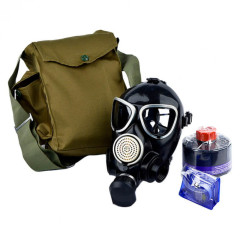 Противогаз фильтрующий БРИЗ-3306 марки A1B1E1K1SXHgP3 R D с маской Бриз-4303 (МГП), размер 3