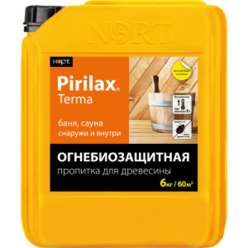 Огнебиозащитная пропитка для древесины Биопирен Pirilax-Terma (6 кг)