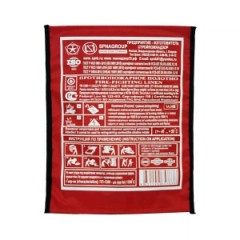 Противопожарное полотно ПП-1200-1-1,5х2 м (чехол-сумка, кремнезем, обшитые края)