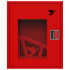 Шкаф пожарный ШП-К-Пульс-310 НОК ЕВРО левый с евроручкой (навесной, открытый, красный)