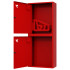 Шкаф пожарный ШП-К-О-Пульс-320 НЗК левый с почтовым замком (навесной, закрытый, красный)