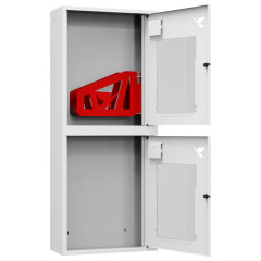 Шкаф пожарный ШП-К-О-Пульс-320 НОБ правый с почтовым замком (навесной, открытый, белый)