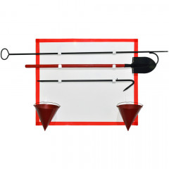 Щит пожарный металлический открытый (с комплектующими) (З)