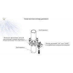 Затвор дисковый 3т 150/1,6(Р)-Ф.У3.1-