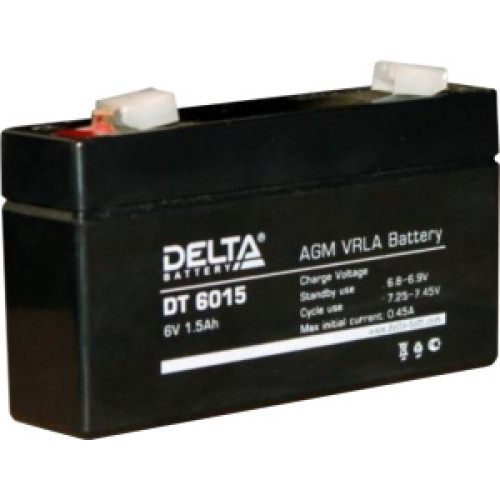 Аккумуляторная батарея DT 6015 (6В. 1,5Ач) 97х24х58мм