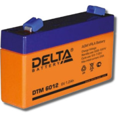 Аккумуляторная батарея DTM 6012 (6В. 1,2Ач) 97х24х58мм