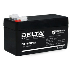 Аккумуляторная батарея Delta DT 12012 (12В 1,2Ач) 97х44х59 мм