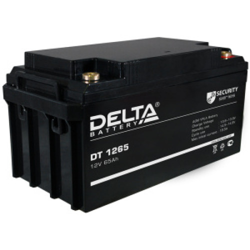 Аккумуляторная батарея Delta DT 1265 (12В 65Ач) 350х167х179 мм