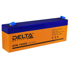 Аккумуляторная батарея Delta DTM 12022 (12В 2,2Ач) 178х35х61 мм