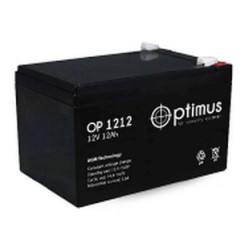 Аккумуляторная батарея Optimus OP 1212 (12В 12Ач) 151х98х101 мм