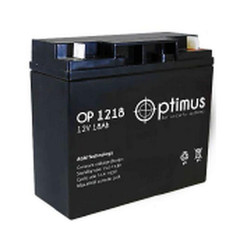 Optimus OP 1218 (12В 18Ач) 182х76х167 мм Аккумуляторная батарея