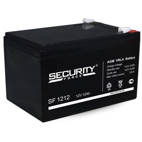 Аккумуляторная батарея Security Force SF 1212 (12В 12Ач) 151х98х101 мм