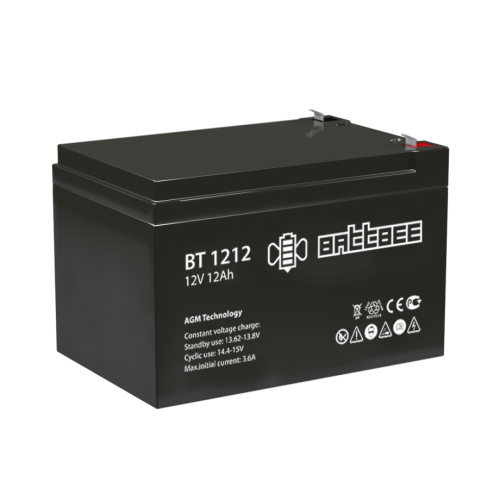 Аккумуляторная батарея BT 1212 (12В 12Ач) 151х98х101 мм